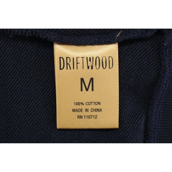 Driftwood Women's Embroidered Teddy Floral Black Pullover Sweatshirt Sz M - Picture 6 of 10